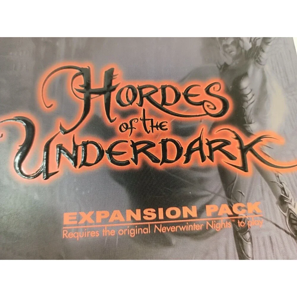 Neverwinter Nights: Hordes of the Underdark Expansion Pack (PC, 2003)